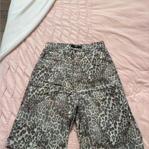 Jaded London Cheetah Print Shorts